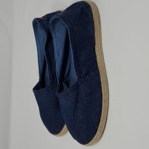 Women's Blue Zabattigli Isola Di Capri M 40/ Size 10 Flats Handmade In Italy